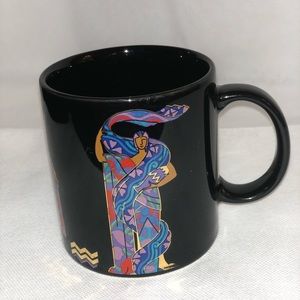 Vintage Aquarius Mug with gold accents